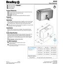 Bradley Liquid Soap Dispenser Surface Mount, 6542