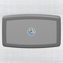 Koala Kare KB200-01 Horizontal Baby Changing Station, Wall-Mounted, Grey, Updated Part Number: KB300-01