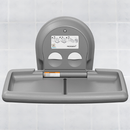 Koala Kare KB200-01SS Horizontal Baby Changing Station, Wall-Mounted, Grey with SS Veneer, Updated Part Number: KB300-01SS