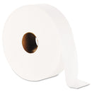 Windsoft Jumbo Roll Bath Tissue, Septic Safe, 1 Ply, White, 3.4" X 4000 Ft, 6 Rolls/Carton - WIN201