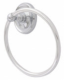 Taymor 7-1/8"H x 2-1/16"D Polished Chrome Towel Ring, Maxwell Collection - 2193008