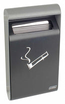 Tough Guy 3/4 gal Cigarette Receptacle, 14 in Height, 7 1/2 in Base Dia., Metal, Gray - 11C825