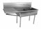Just Manufacturing Just Manufacturing, Scullery Group Series, 15 in x 24 in, Stainless Steel, Scullery Sink - NSFB-230-24L-2