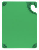 San Jamar Cutting Board, Co-Polymer, Green, 12" Length, 9" Width, 3/8" Thickness - CBG912GN