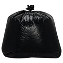 Trinity Plastics Low-Density Can Liners, 56 Gal, 1.6 Mil, 23" X 47", Black, 100/Carton - TRNML4347X