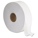 GEN Jrt Jumbo Bath Tissue, Septic Safe, 2-Ply, White, 12" Diameter, 1,378 Ft Length, 6/Carton - GEN1513