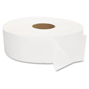 GEN Jrt Jumbo Bath Tissue, Septic Safe, 2-Ply, White, 12" Diameter, 1,378 Ft Length, 6/Carton - GEN1513