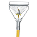 Boardwalk Screw Clamp Metal Head Wooden Mop Handle, Junior, #12 And #16, 7/8" Dia. X 54" - BWK606
