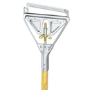 Boardwalk Quick Change Metal Head Wooden Mop Handle, Junior, 7/8 Dia X 54, Natural - BWK601