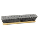 Boardwalk Floor Brush Head, 18" Wide, Flagged Polypropylene Bristles - BWK20418