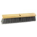 Boardwalk Floor Brush Head, 18" Wide, Flagged Polypropylene Bristles - BWK20418