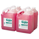 GOJO Bulk Pour All-Purpose Pink Lotion Soap, Floral, 1Gal Bottle, 4/Carton - GOJ180704