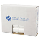 Inteplast High-Density Commercial Can Liners, 10 Gal, 6 Microns, 24" X 24", Natural, 1,000/Carton - IBSEC242406N