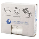 Inteplast High-Density Commercial Can Liners, 16 Gal, 6 Microns, 24" X 33", Natural, 1,000/Carton - IBSS243306N
