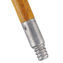 Rubbermaid Lacquered-Wood Threaded-Tip Broom/Sweep Handle, 15/16 Dia X 60, Natural - RCP6364