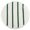 Rubbermaid Low Profile Scrub-Strip Carpet Bonnet, 21" Diameter, White/Green - RCPP271