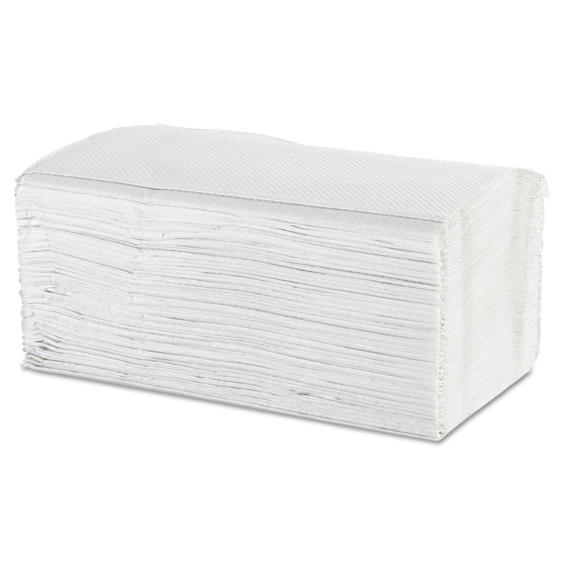 Windsoft Singlefold Towels, 1 Ply, 9.5 X 9, White, 250/Pack, 16 Packs/Carton - WIN107