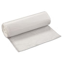 Inteplast High-Density Interleaved Commercial Can Liners, 60 Gal, 14 Microns, 38" X 60", Clear, 200/Carton - IBSS386014N