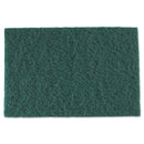 Royal Medium-Duty Scouring Pad, 6 X 9, Green, 60/Carton - RPPS960
