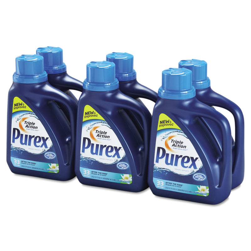Purex Liquid He Detergent, After The Rain Scent, 50Oz Bottle, 6/Carton - DIA04789