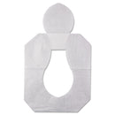 Hospeco Health Gards Toilet Seat Covers, Half-Fold, White, 250/Pack, 10 Boxes/Carton - HOSHG2500