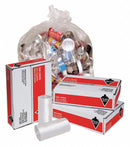 Tough Guy Trash Bag, 15 gal., LLDPE, Coreless Roll, Clear, PK 250 - 15E454
