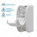Georgia-Pacific Toilet Paper Dispenser, Compact(R), White, Coreless, (2) Rolls Dispenser Capacity, Plastic - 56767A