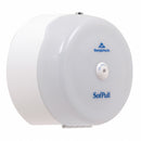 Georgia-Pacific Toilet Paper Dispenser, SofPull(R), White, Center Pull, (1) Roll Dispenser Capacity, Plastic - 56507