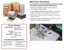 Brady 30 in Absorbent Pad, Fluids Absorbed: Universal, Heavy, 41 gal, 50 PK - MRO50