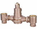 Powers 1 1/4 in FNPT Inlet Type Mixing Valve, Brass, 144 gpm - 1 1/4 x 1 1/2 LFMM434-1