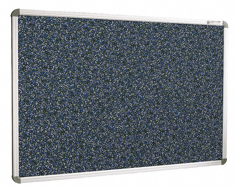 MooreCo Push-Pin Bulletin Board, Recycled Rubber, 48