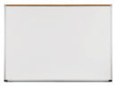 MooreCo Gloss-Finish Porcelain Dry Erase Board, Wall Mounted, 24"H x 36"W, White - E2H2AB