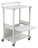 MooreCo Dual Purpose Printer Stand, Gray - 25983