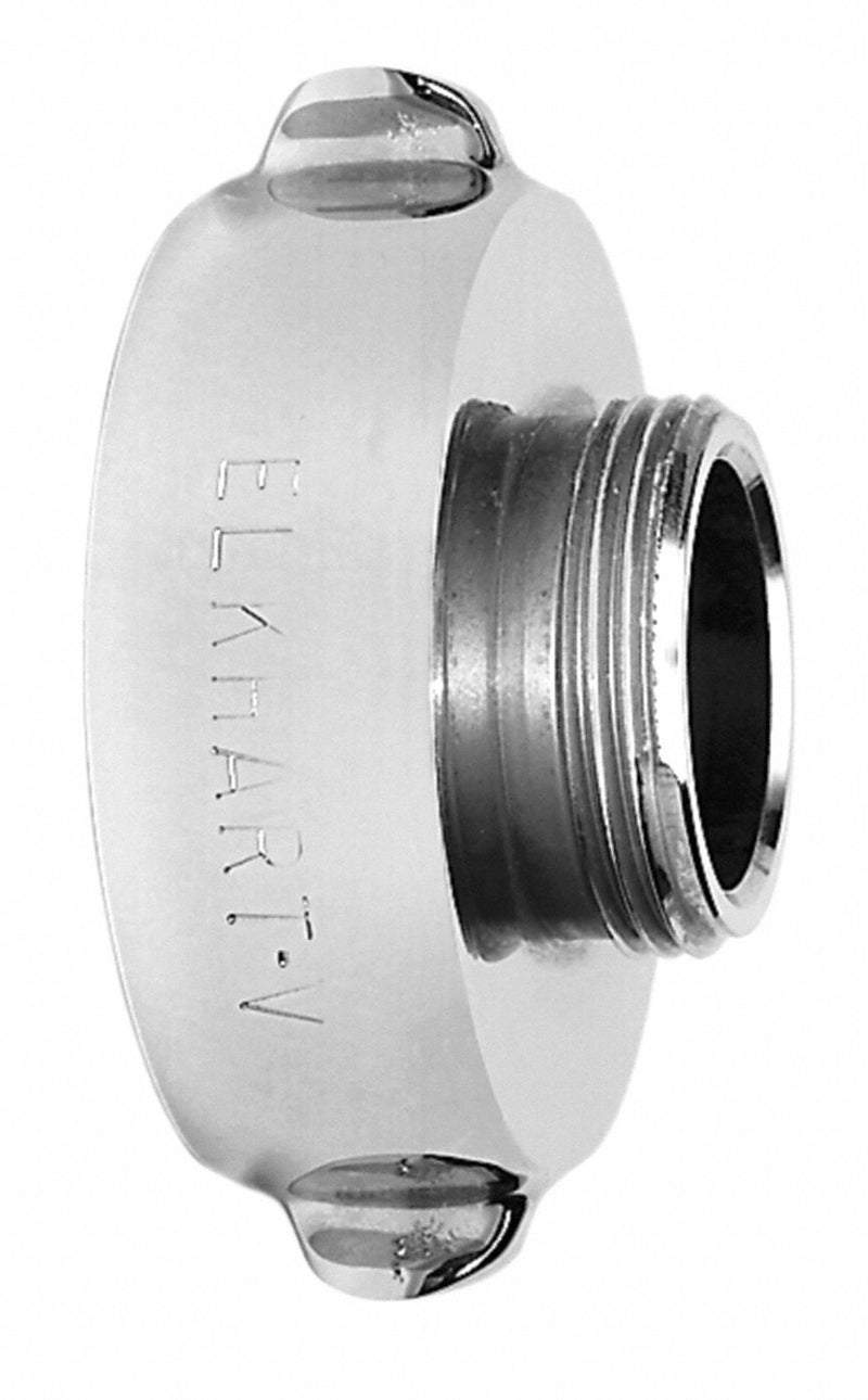 Elkhart Fire Hose Adapter, Pin Lug, Fitting Material Brass x Brass, Fitting Size 1-1/2 in x 2-1/2 in - A-327