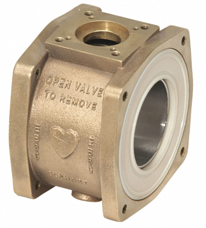 Elkhart Inline Unibody Apparatus Valve Body, Inlet Size 3 in, Outlet Size 3 in - EB30
