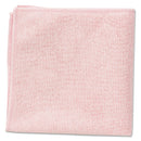 Rubbermaid Microfiber Cleaning Cloths, 16 X 16, Pink, 24/Pack - RCP1820581
