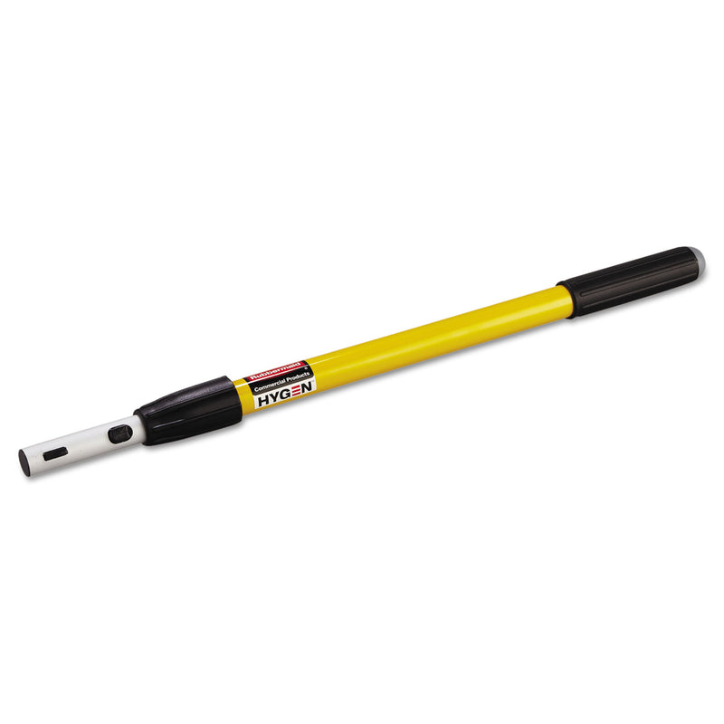 Rubbermaid Hygen Quick-Connect Extension Handle, 20-40", Yellow/Black - RCPQ745