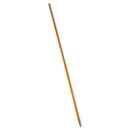 Rubbermaid Wood Threaded-Tip Broom/Sweep Handle, 60", Natural - RCP6361