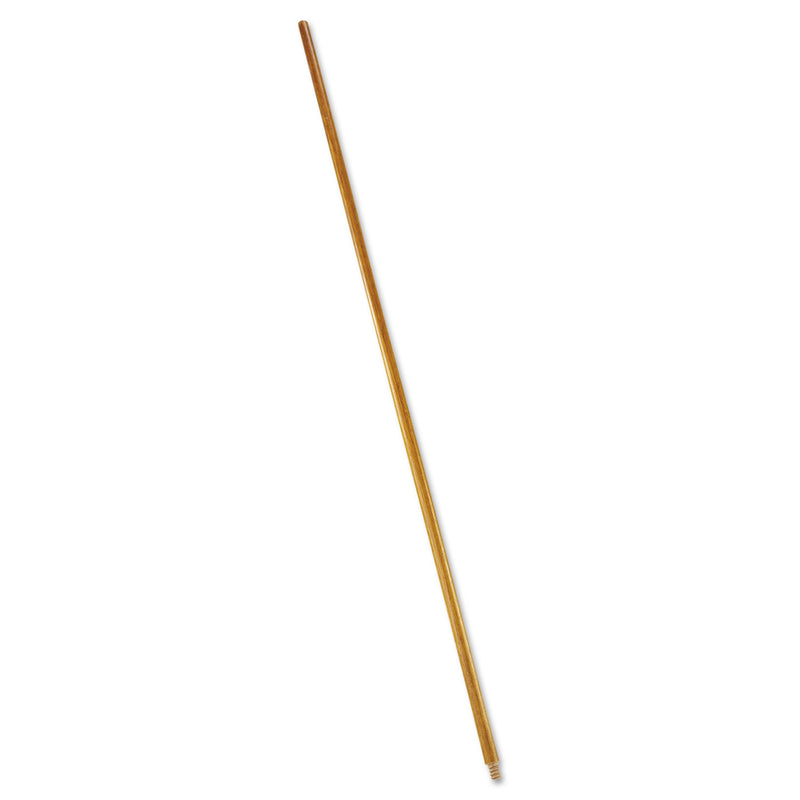 Rubbermaid Wood Threaded-Tip Broom/Sweep Handle, 60", Natural - RCP6361
