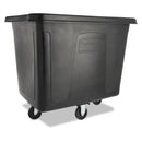 Rubbermaid Cube Truck, 500 Lb Capacity, Black - RCPFG461600BLA