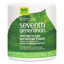 Seventh Generation 100% Recycled Bathroom Tissue, Septic Safe, 2-Ply, White, 500 Sheets/Jumbo Roll, 60/Carton - SEV137038