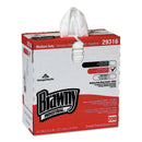 Georgia-Pacific Brawny Industrial Lightweight Shop Towel, 9 1/10" X 12 1/2", White, 2000/Carton - GPC29316CT