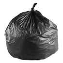 Inteplast High-Density Commercial Can Liners, 10 Gal, 6 Microns, 24" X 24", Black, 1,000/Carton - IBSEC242406K