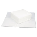 Hospeco Taskbrand Grease & Oil Wipers, Quarterfold, 12 X 13 1/4, White, 50/Pack - HOSGOA5500
