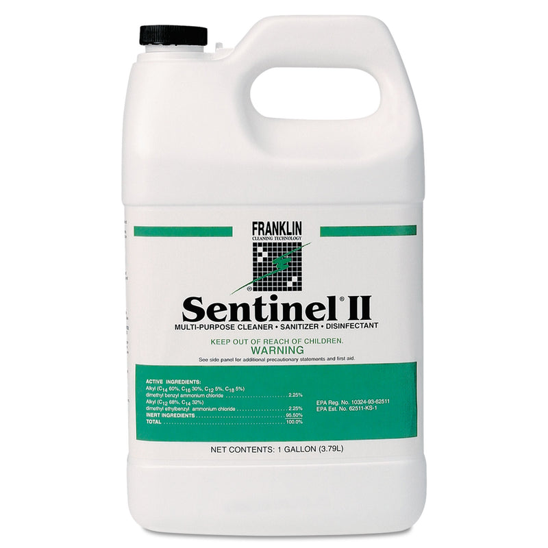 Franklin Sentinel Ii Disinfectant, Citrus Scent, Liquid, 1 Gal. Bottles, 4/Carton - FKLF243022