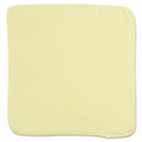 Rubbermaid Microfiber Cleaning Cloths, 12 X 12, Yellow, 24/Bag - RCP1820580