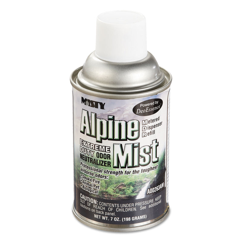 Misty Metered Odor Neutralizer Refills, Alpine Mist, 7 Oz Aerosol, 12/Carton - AMR1039401