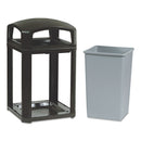 Rubbermaid Landmark Series Classic Dome Top Container, Plastic, 35 Gal, Sable - RCP3970SAB