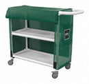 Royal Basket 2-Compartment Bulk Linen Cart, 300 lb. Capacity, 32" L X 19-3/4" W X 42" H - G32-EEX-L2A-3ULN
