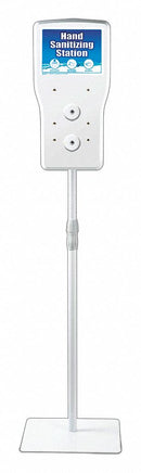 Best Sanitizers Floor Stand, Hand Sanitizer Stand, 1250mL, White - KTS1010